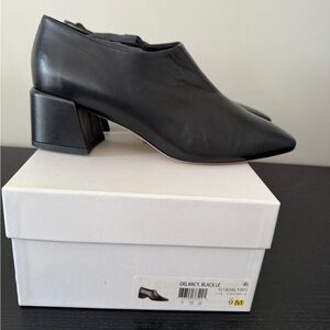 Vince Delancey Black Leather Shoe | NIB sz 9